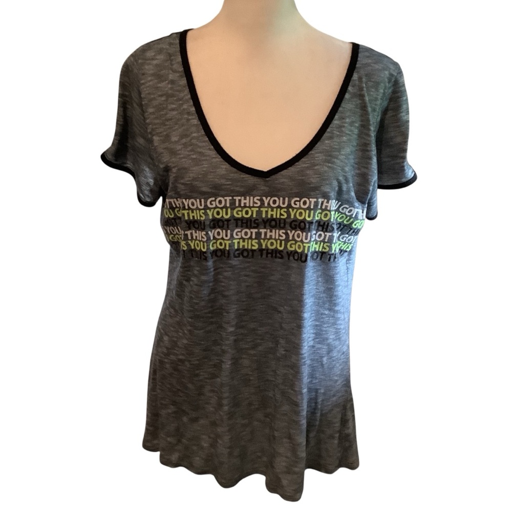 EVCR Women’s You Got This Motivational T Shirt V-Neck Women's Top